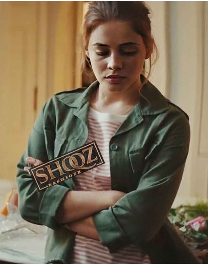 Josephine Langford After Tessa Young Green Jacket